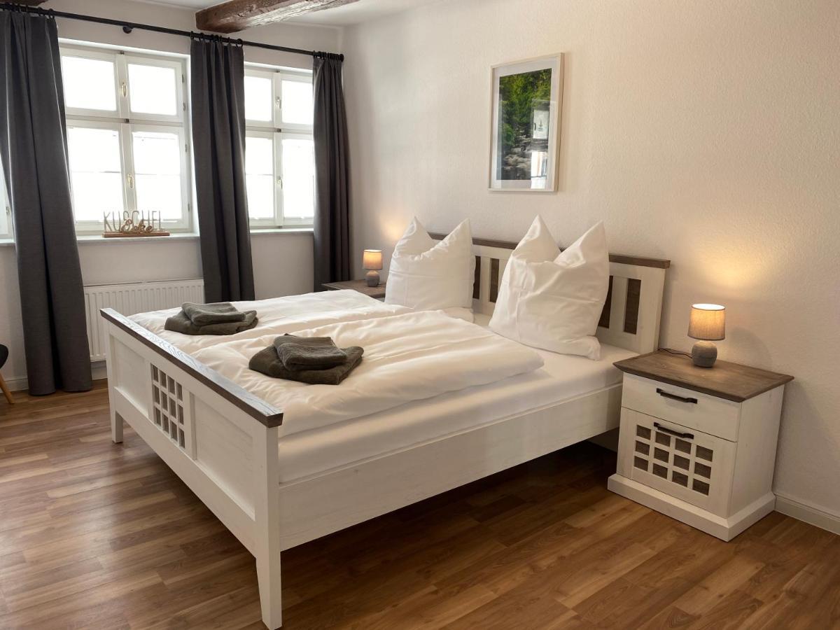 Appartamento Zum Mathildenbrunnen Quedlinburg Esterno foto